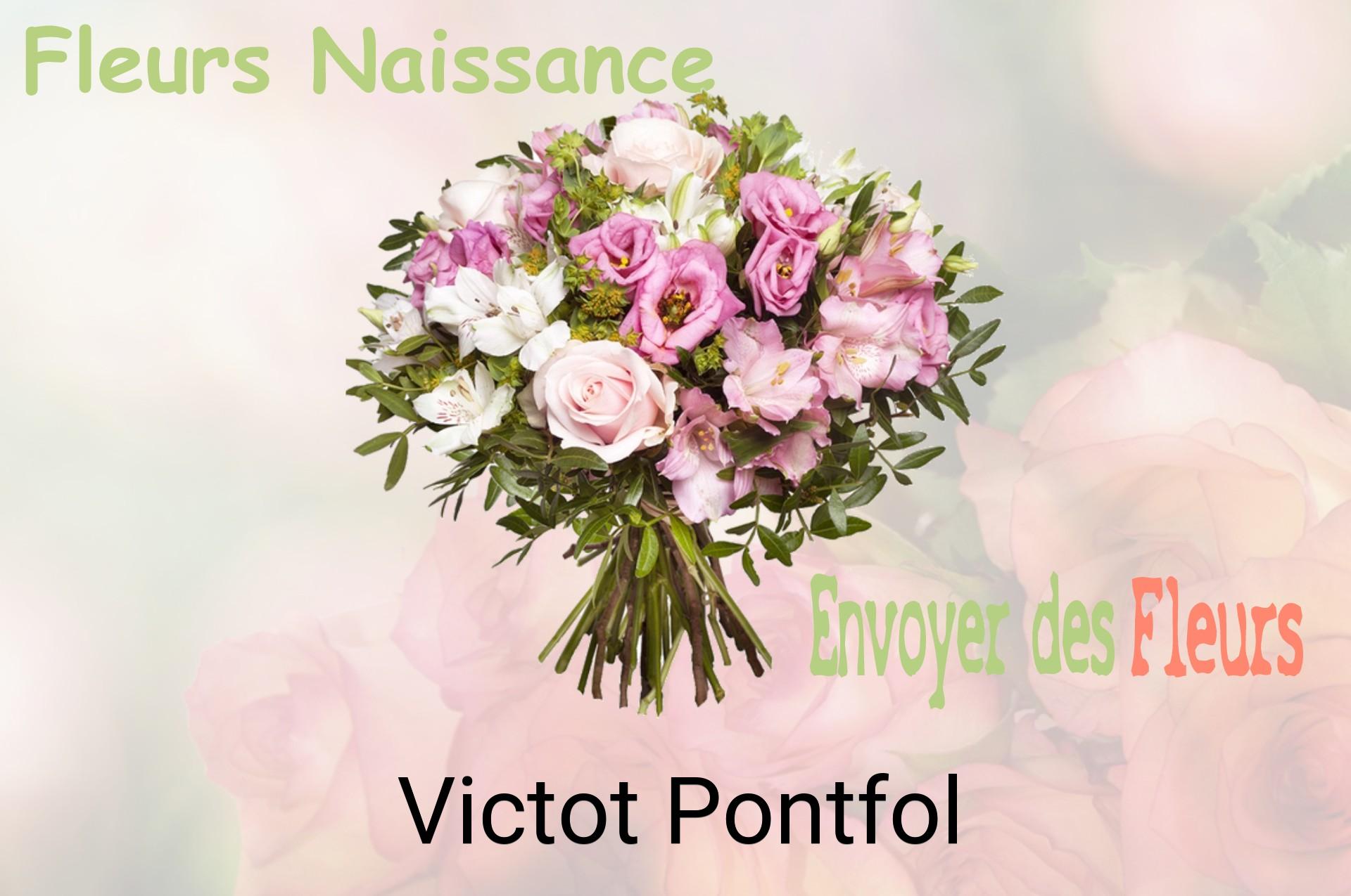 Bouquet de fleurs de naissance livré à Victot-Pontfol